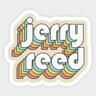 Retro Jerry Reed Sticker